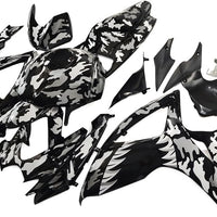 NT Aftermarket Injection ABS Plastic Fairing Kit Fit for GSXR 600/750 2006 2007 Black Gray White Shark Camo T154