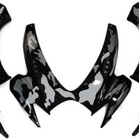 NT Aftermarket Injection ABS Plastic Fairing Kit Fit for GSXR 600/750 2006 2007 Black Gray White Shark Camo T154
