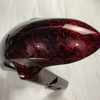 US STOCK NT Aftermarket Injection ABS Plastic Fairing Kit Fit for GSXR 600/750 2006 2007 Red Forged Carbon Fiber Look SU06 Available in CA