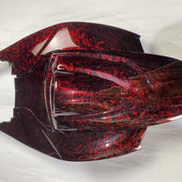 US STOCK NT Aftermarket Injection ABS Plastic Fairing Kit Fit for GSXR 600/750 2006 2007 Red Forged Carbon Fiber Look SU06 Available in CA