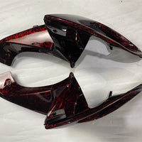US STOCK NT Aftermarket Injection ABS Plastic Fairing Kit Fit for GSXR 600/750 2006 2007 Red Forged Carbon Fiber Look SU06 Available in CA