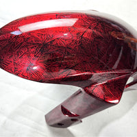 NT Aftermarket Injection ABS Plastic Fairing Kit Fit for GSXR 600/750 2006 2007 Red Ice Crack Forged Carbon Fiber Look SU11
