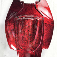 NT Aftermarket Injection ABS Plastic Fairing Kit Fit for GSXR 600/750 2006 2007 Red Ice Crack Forged Carbon Fiber Look SU11