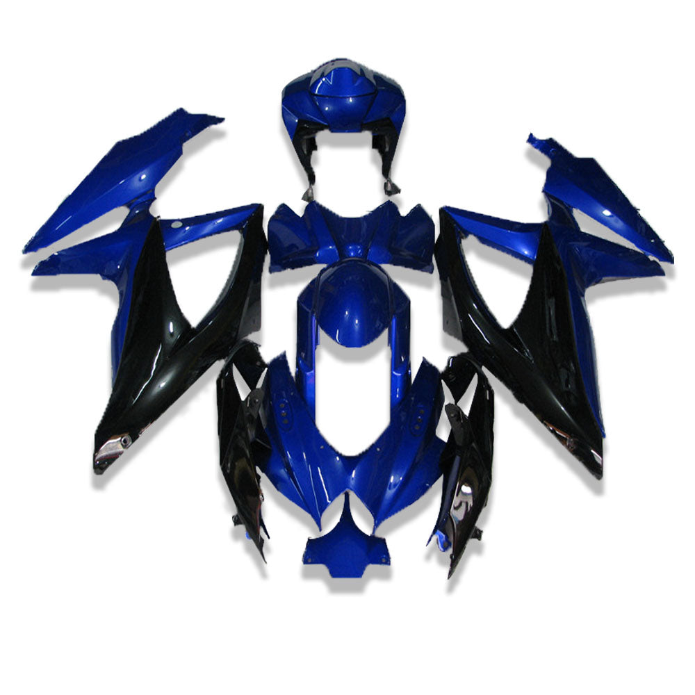 NT Fairing Fit for Suzuki 2008-2010 GSXR600/750 N049- Blue Black | ABS Injection