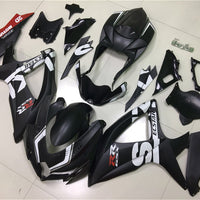 US STOCK NT Aftermarket Injection ABS Plastic Fairing Fit for GSXR 600/750 2008-2010 Black White Red N070 Available in CA