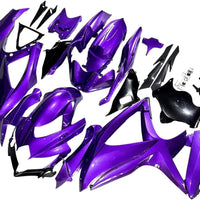 US STOCK NT Aftermarket Injection ABS Plastic Fairing Fit for GSXR 600/750 2008-2010 Purple N109 Available in CA