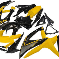 NT Aftermarket Injection ABS Plastic Fairing Fit for GSXR 600/750 2008-2010 Yellow Black N112