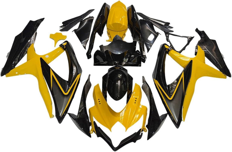 NT Fairing Fit for Suzuki 2008-2010 GSXR600/750 N112- Yellow Black | ABS Injection