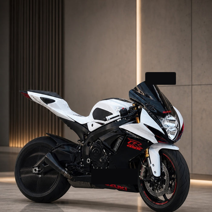 NT Aftermarket Injection ABS Plastic Fairing Fit for Suzuki 2008-2010 GSXR 600/750 White Black N119