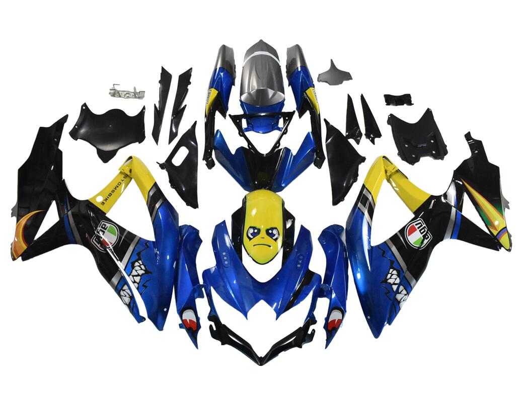 NT Fairing Fit for Suzuki 2008-2010 GSXR600/750 N100- Shark | ABS Injection