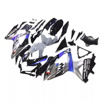 US STOCK NT Aftermarket Injection ABS Plastic Fairing Fit for GSXR 600/750 2008-2010 Gray Blue Shark N101 Available in CA