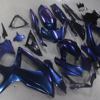 NT Aftermarket Injection ABS Plastic Fairing Fit for GSXR 600/750 2008-2010 Chameleon Blue Purple N102