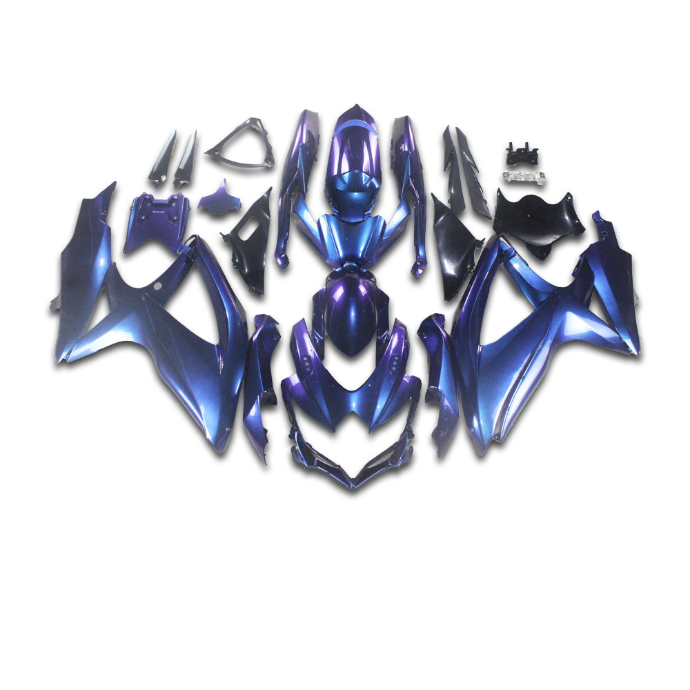 NT Fairing Fit for Suzuki 2008-2010 GSXR600/750 N102- Chameleon Blue Purple | ABS Injection