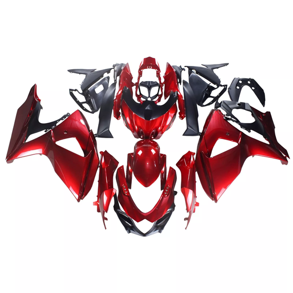 NT Injection Kit Fairing ABS Set Fit for 2009-2016 GSXR 1000 Black Red N077