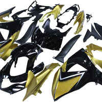 US STOCK NT Injection Kit Fairing ABS Set Fit for 2009-2016 GSXR 1000 Gold Black N085 Available in CA