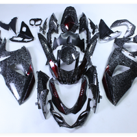NT Injection Custom Fairing Kit Fit for  2009-2016 GSXR 1000 Forged Carbon Painted with Maroon N9984