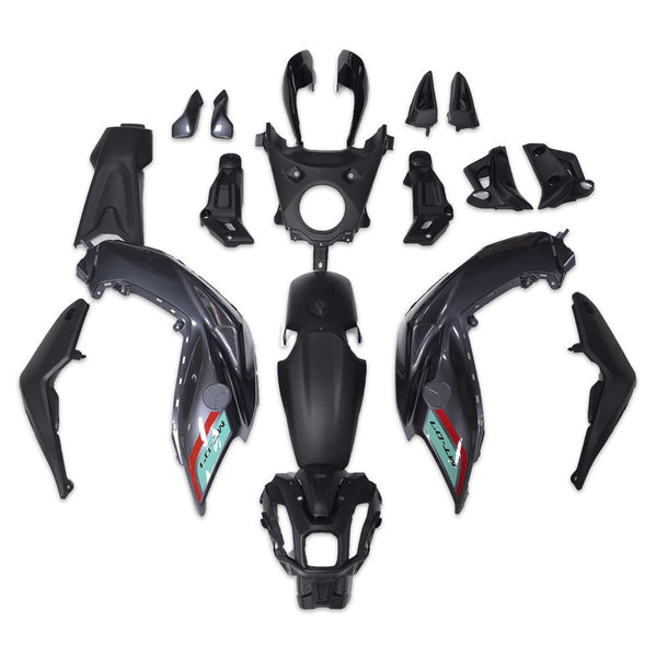 US STOCK NT Gray Red Fairing Fit for Yamaha 2021 2022 2023 2024 MT-07 FZ07 MT07 Available in CA