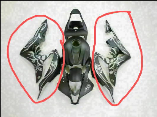 MSA Injection Left and right Fairing Kit Fit for Honda 2007-2008 CBR600RR Bodywork u044