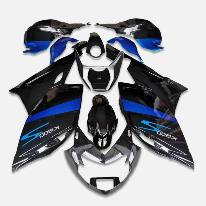 US STOCK BMW 2005-2010 K1200S Injection Bodywork Blue Black Fairing N005 Available in CA
