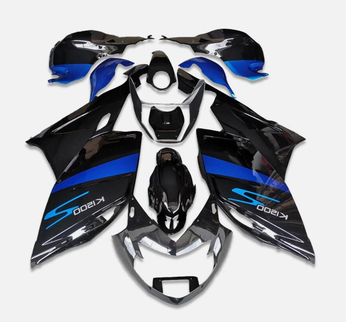 NT Fairing Fit for BMW 2005-2010 K1200S N005- Blue Black | ABS Injection