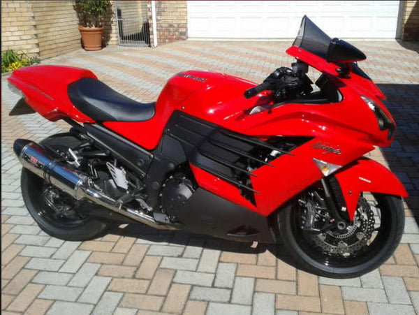 NT Aftermarket Injection ABS Plastic Fairing Fit for ZX14R 2006-2011 Red