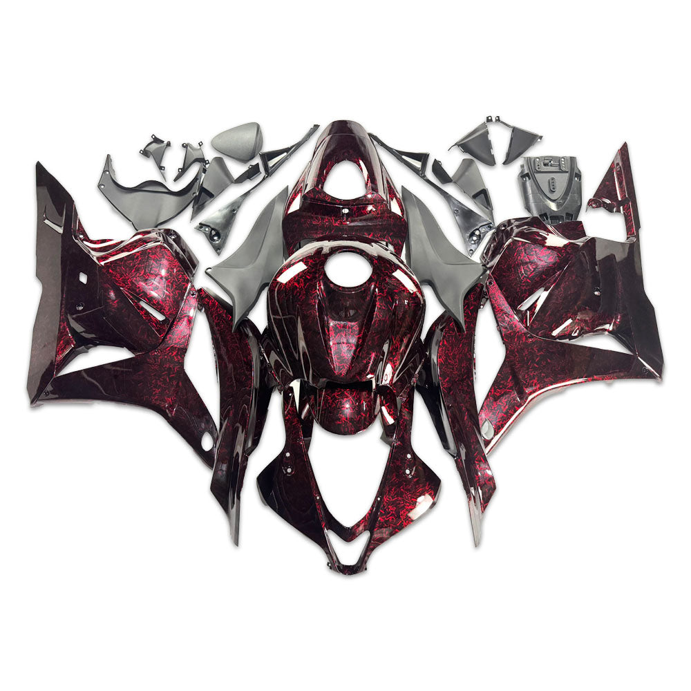 NT Fairing Fit for Honda 2009-2012 CBR600RR S05- Red Forged Carbon Fiber Look | ABS Injection