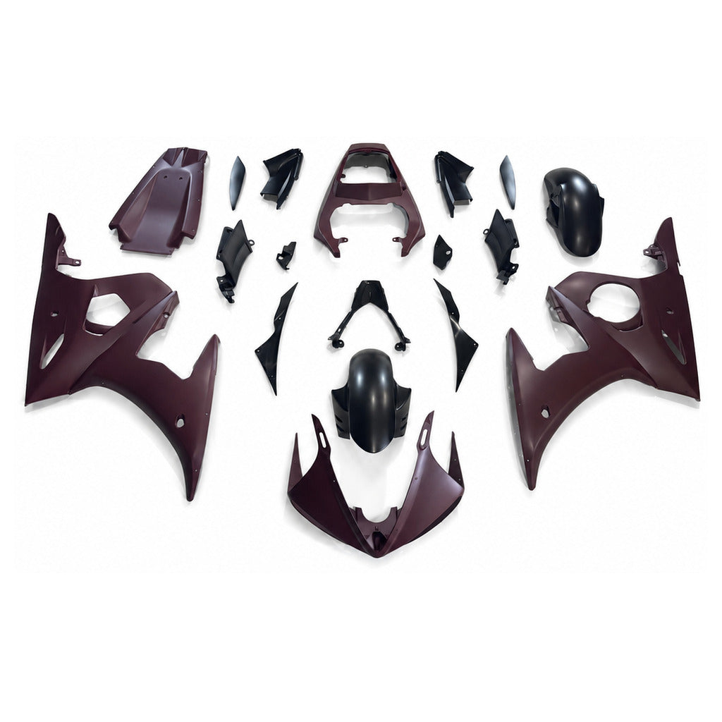 NT Fairing Fit for Yamaha 2003-2009 YZF-R6/YZF-R6S N083- Burgundy Blue Black | ABS Injection - 1