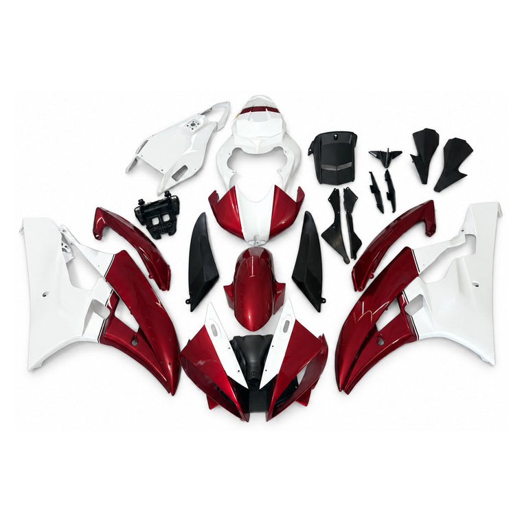 NT Fairing Fit for Yamaha 2006-2007 YZF-R6 N155- Burgundy Black | ABS Injection
