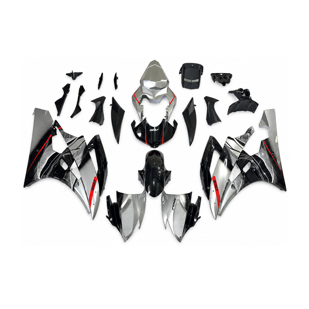 NT Fairing Fit for Yamaha 2006-2007 YZF-R6 N158- Black | ABS Injection - 1