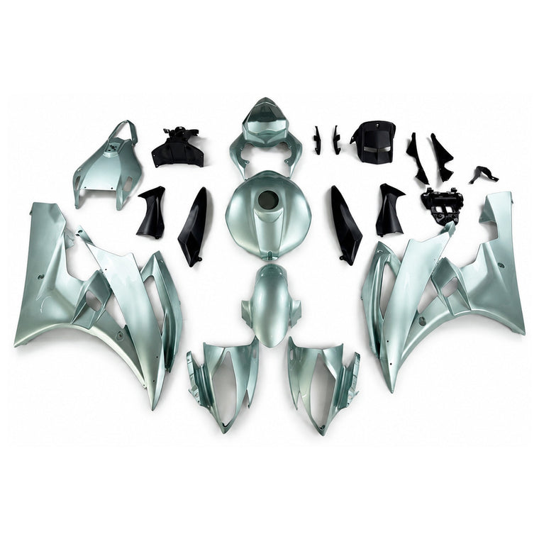 NT Fairing Fit for Yamaha 2006-2007 YZF-R6 N154- Teal Green White | ABS Injection