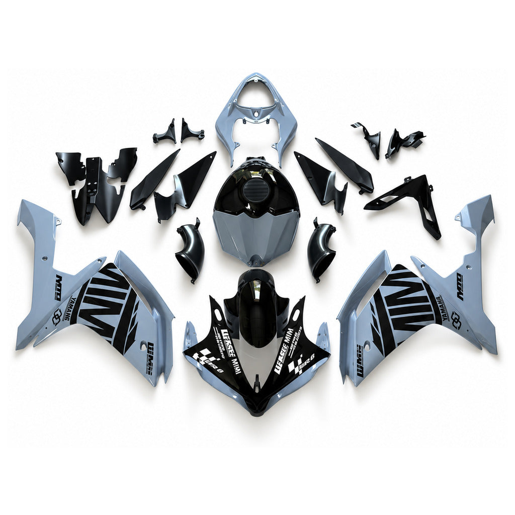 NT Fairing Fit for Yamaha 2007-2008 YZF-R1 N086- Blue Black | ABS Injection - 1