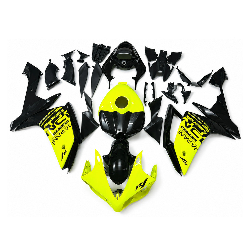 NT Fairing Fit for Yamaha 2007-2008 YZF-R1 N084- Green Black | ABS Injection - 1