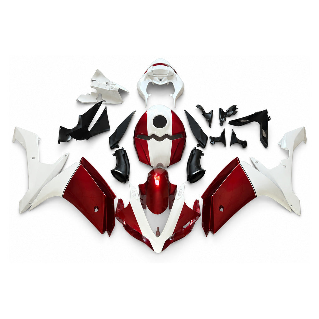 NT Fairing Fit for Yamaha 2007-2008 YZF-R1 N085- Burgundy Black | ABS Injection - 1