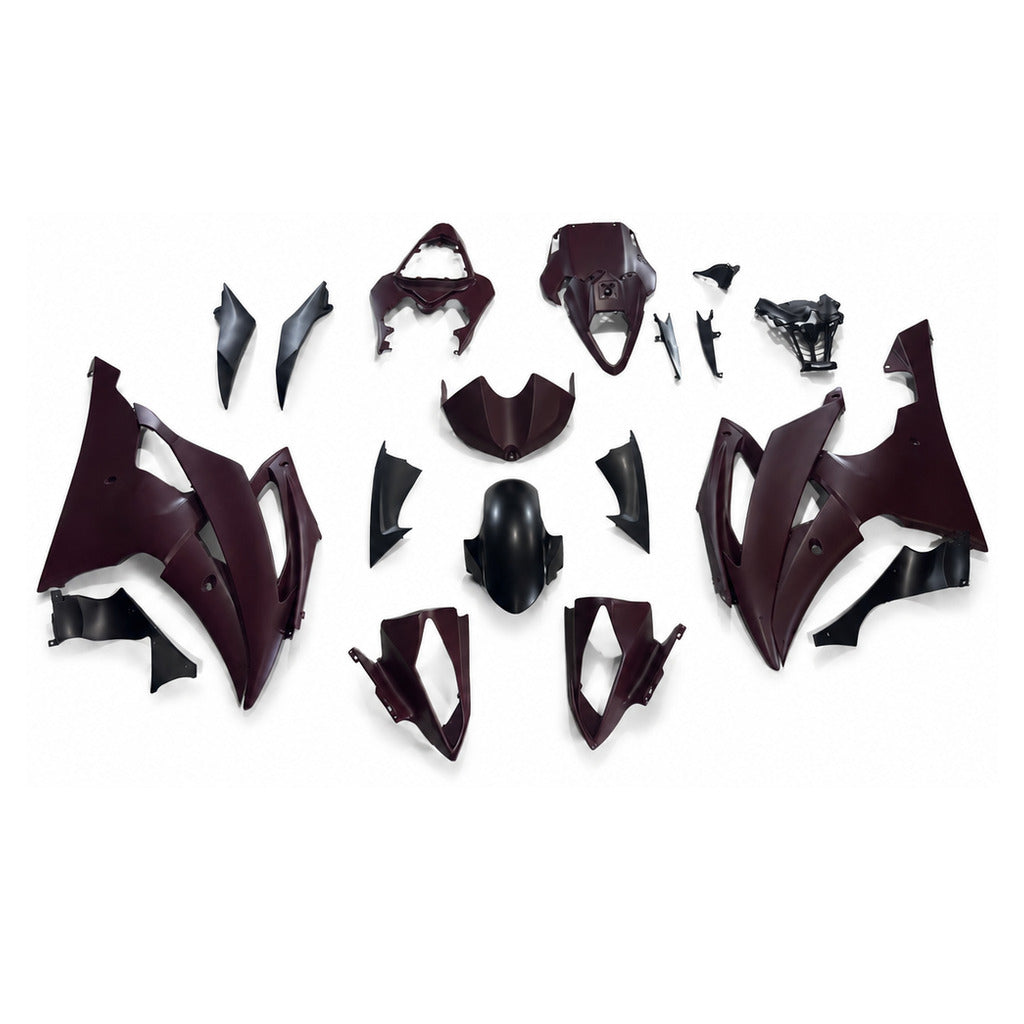 NT Fairing Fit for Yamaha 2008-2016 YZF-R6 N171- Burgundy Blue Black | ABS Injection - 1