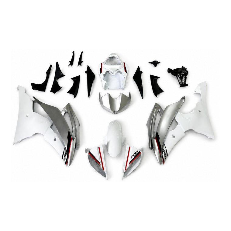NT Fairing Fit for Yamaha 2008-2016 YZF-R6 N172- White Black | ABS Injection