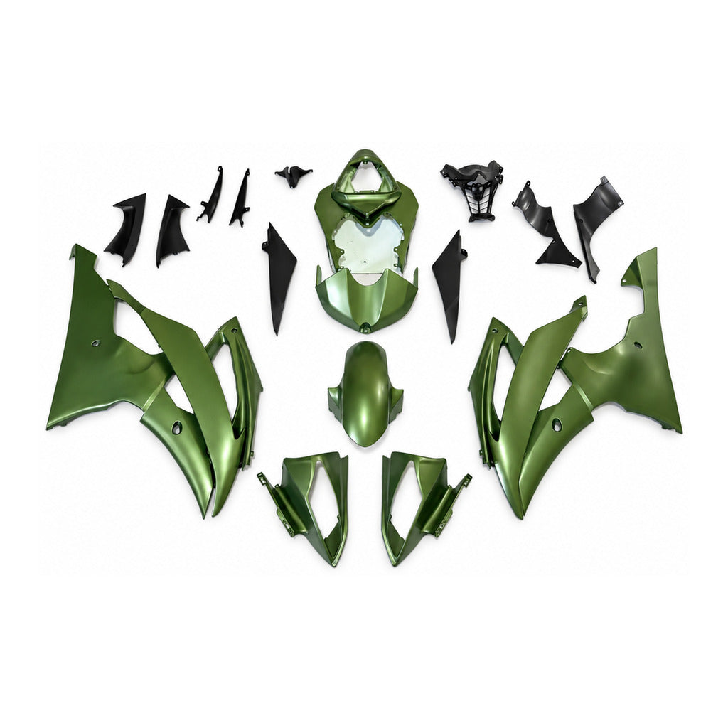NT Fairing Fit for Yamaha 2008-2016 YZF-R6 N177- Green Black | ABS Injection - 1