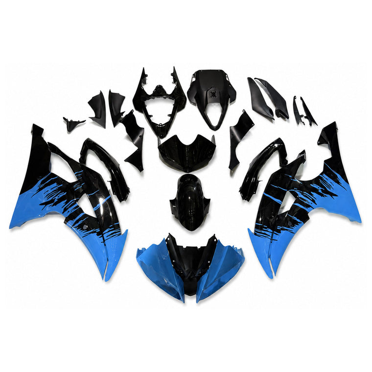 NT Fairing Fit for Yamaha 2008-2016 YZF-R6 N172- Blue Black | ABS Injection, US Stock