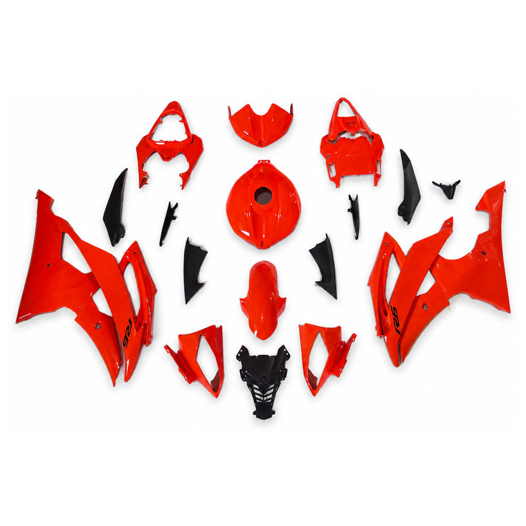 NT Fairing Fit for Yamaha 2008-2016 YZF-R6 N169- Orange Black | ABS Injection