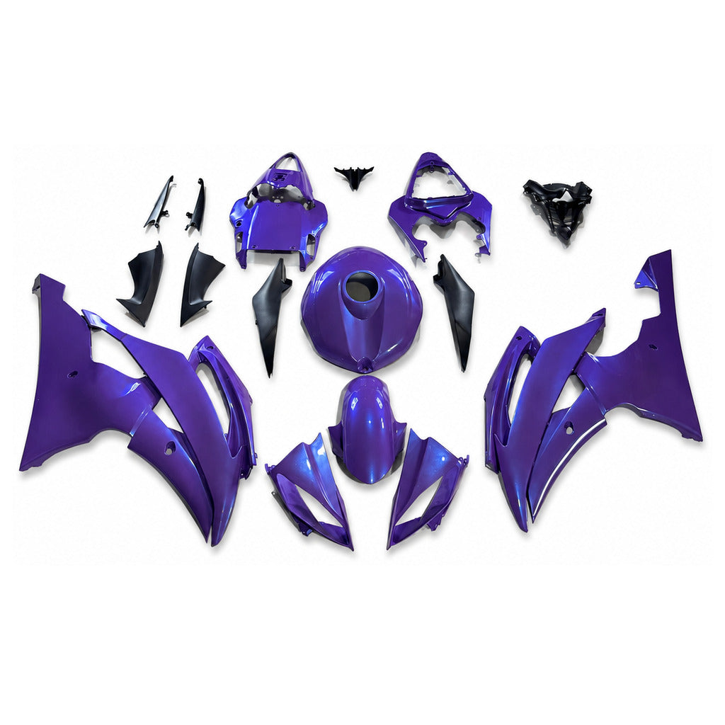 NT Fairing Fit for Yamaha 2008-2016 YZF-R6 E170- Purple Blue | ABS Injection - 1