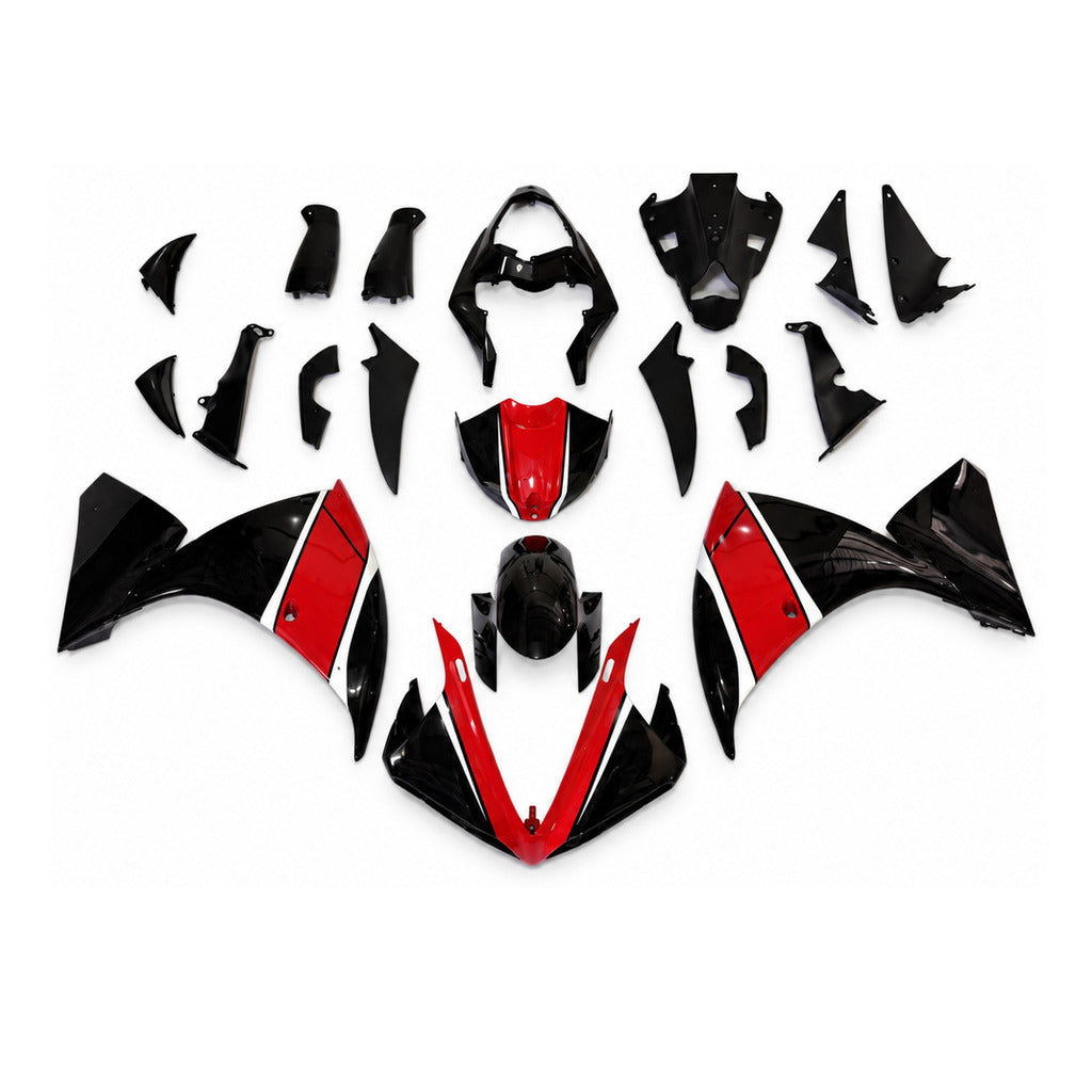 NT Fairing Fit for Yamaha 2009-2011 YZF-R1 N067- Red Black | ABS Injection - 1
