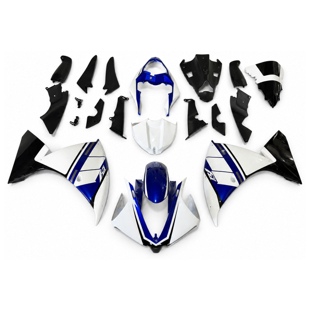 NT Fairing Fit for Yamaha 2012-2014 YZF-R1 N044- Blue White Black | ABS Injection - 1