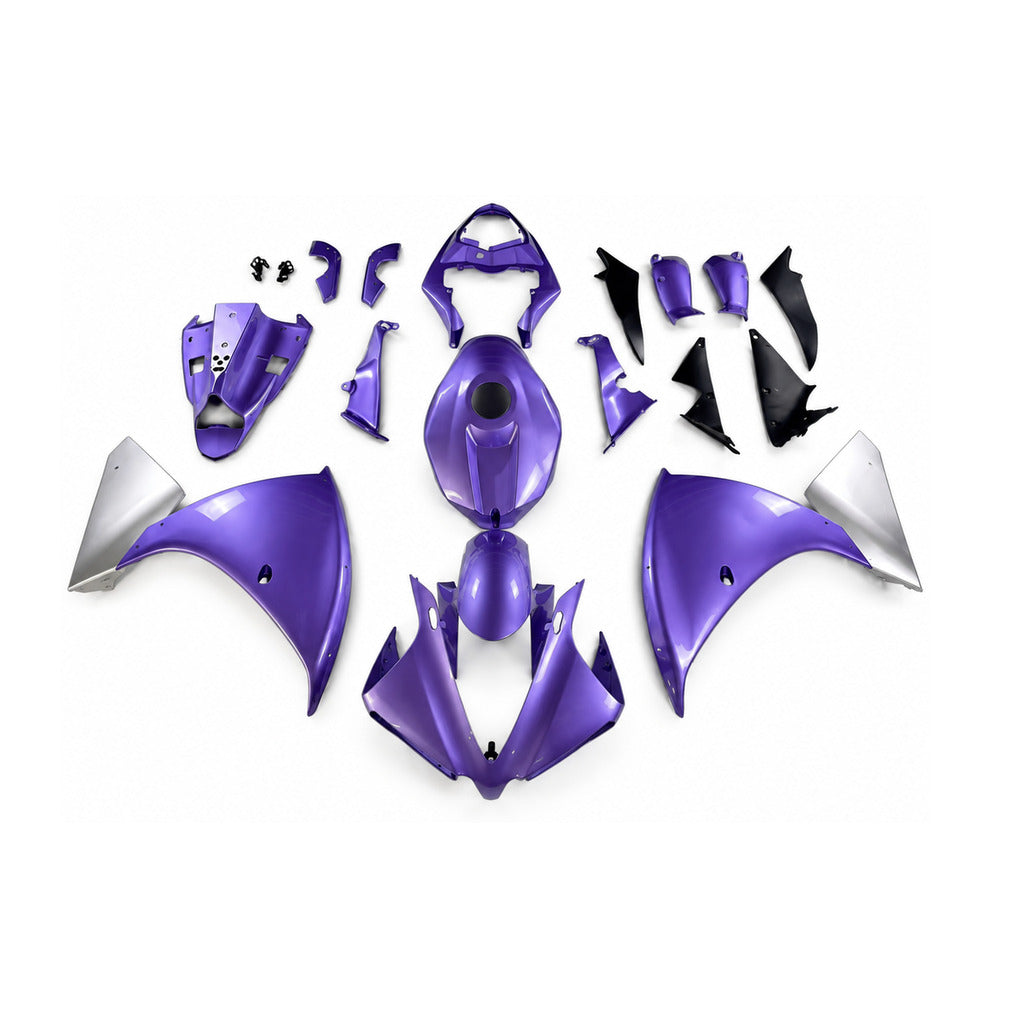 NT Fairing Fit for Yamaha 2012-2014 YZF-R1 S046- Purple | ABS Injection - 1