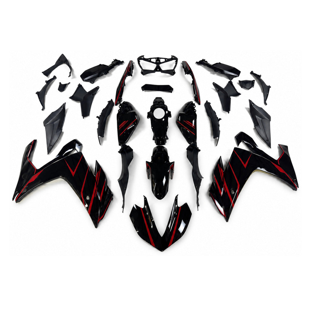 NT Fairing Fit for Yamaha 2014-2018 YZF-R25/YZF-R3 N049- Burgundy Blue Black | ABS Injection - 1