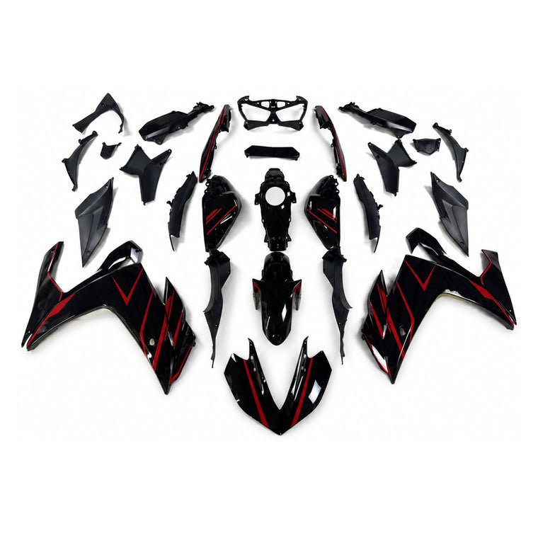 NT Fairing Fit for Yamaha 2014-2018 YZF-R25/YZF-R3 N049- Burgundy Blue Black | ABS Injection