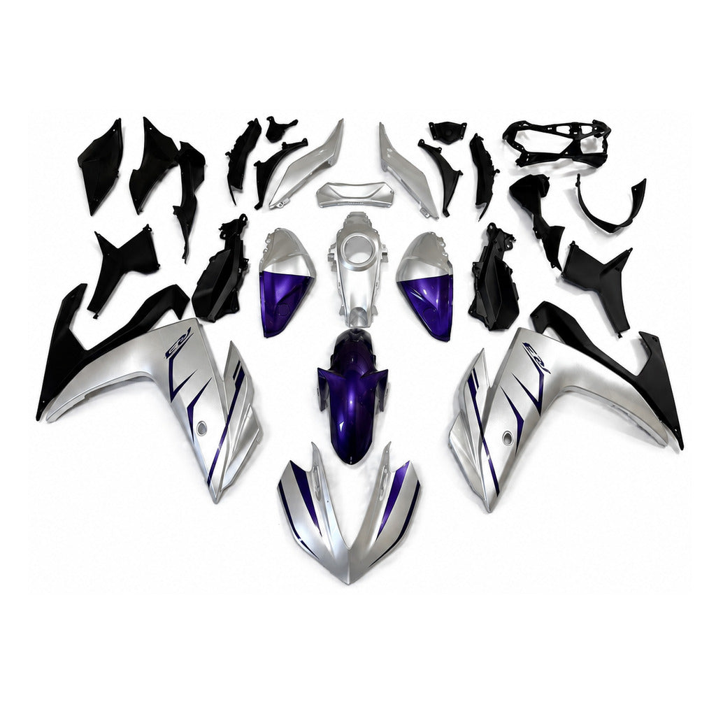 NT Fairing Fit for Yamaha 2014-2018 YZF-R25/YZF-R3 N050- Purple Black | ABS Injection - 1
