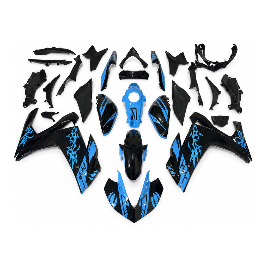 NT Fairing Fit for Yamaha 2014-2018 YZF-R25/YZF-R3 N051- Blue Black | ABS Injection - 1