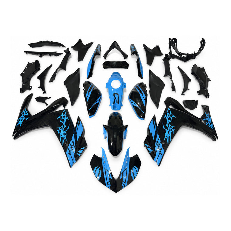 NT Fairing Fit for Yamaha 2014-2018 YZF-R25/YZF-R3 N051- Blue Black | ABS Injection