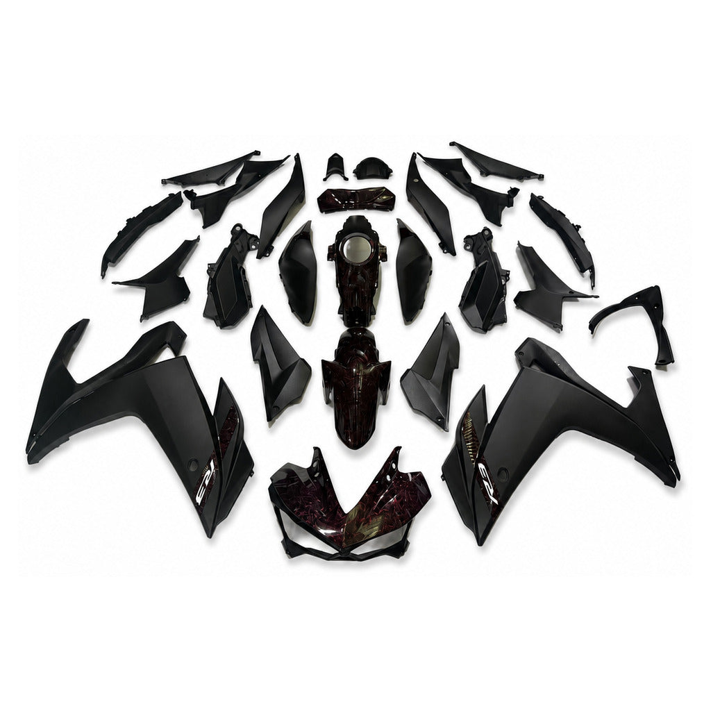 NT Fairing Fit for Yamaha 2014-2018 YZF-R25/YZF-R3 S03- Black | ABS Injection - 1