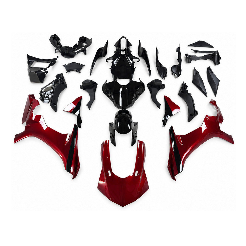 NT Fairing Fit for Yamaha 2015-2019 YZF-R1 N057- Burgundy Black | ABS Injection - 1