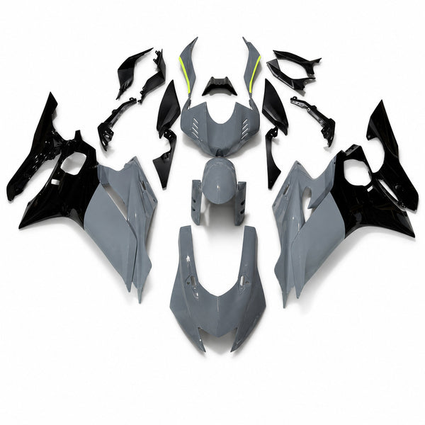 NT Aftermarket Injection ABS Plastic Fairing Fit for YZF R6 2017-2023 Gray Black Fluorescent Yellow N033